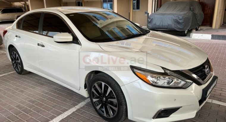 Nissan Altima 2018 Model 2.5 L Engine White color in Excellent Condition