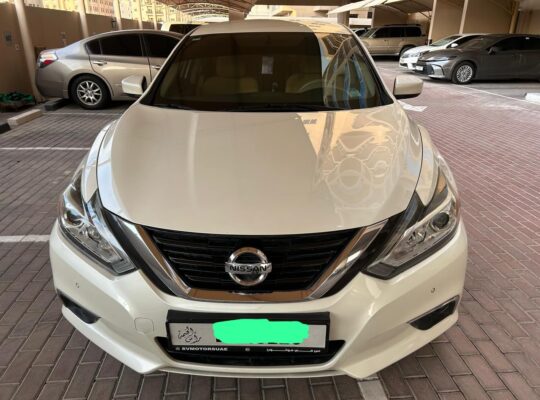 Nissan Altima 2018 Model 2.5 L Engine White color in Excellent Condition