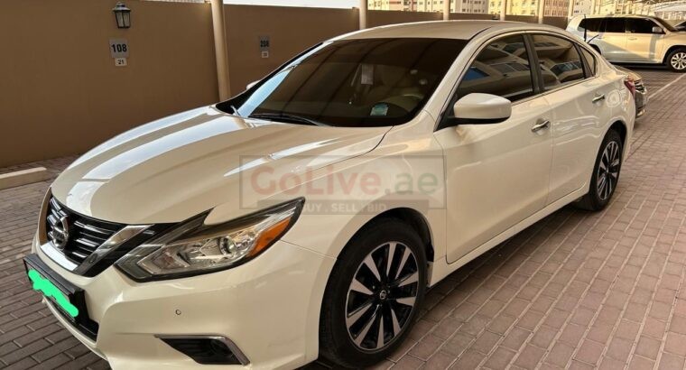 Nissan Altima 2018 Model 2.5 L Engine White color in Excellent Condition