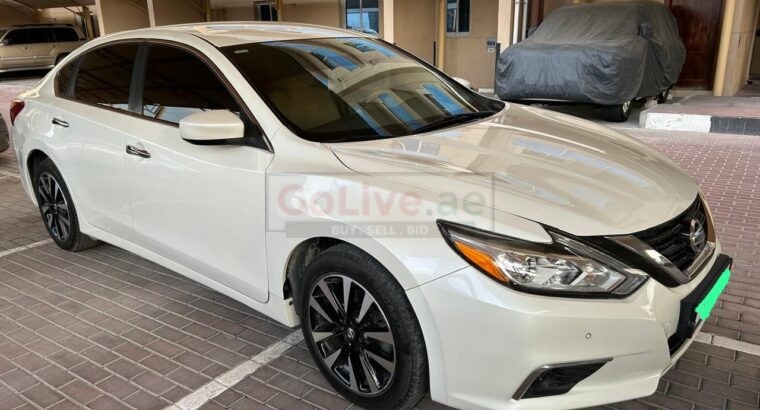 Nissan Altima 2018 Model 2.5 L Engine White color in Excellent Condition