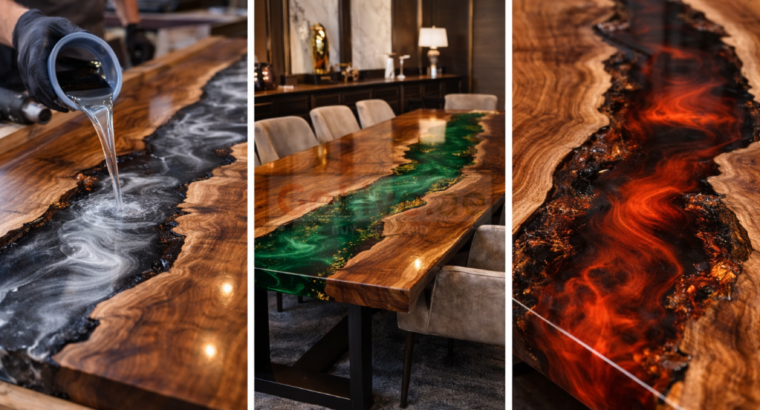 HANDMADE Epoxy Tables(to 6m)