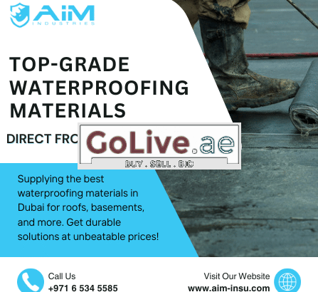 Trusted Waterproofing Materials Supplier in Dubai
