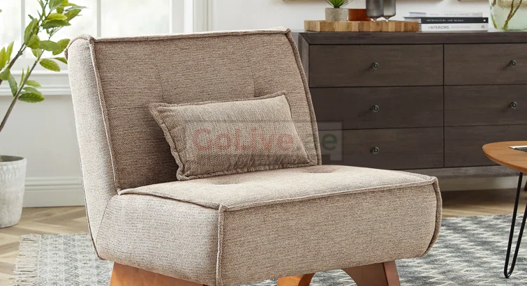 Drayk Lounge Chair with Removable Pillow – Comfortable Lounge Chair for Living Room and Bedroom