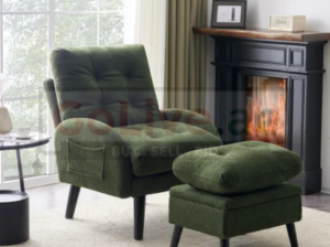 Drayk Lounge Chair with Removable Pillow – Comfortable Lounge Chair for Living Room and Bedroom