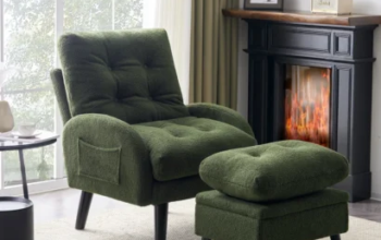 Drayk Lounge Chair with Removable Pillow – Comfortable Lounge Chair for Living Room and Bedroom