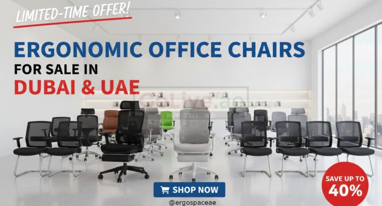 Ergonomic Office Chairs for Sale in Dubai and UAE