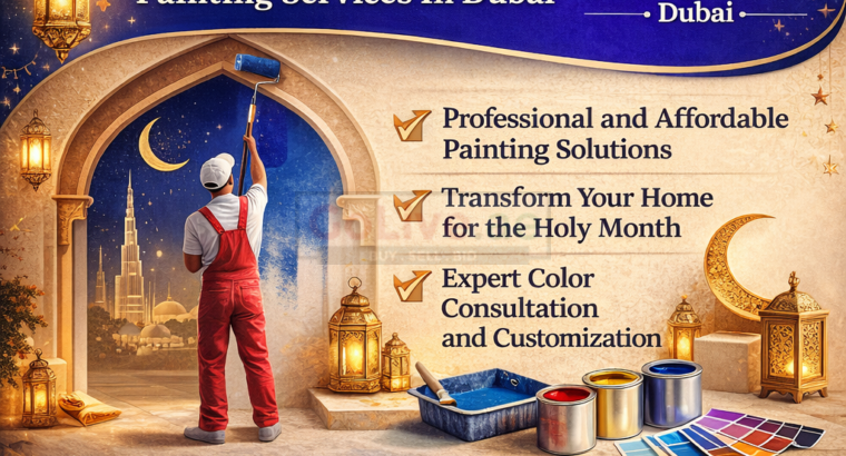 Make Ramadan Décor Shine with Painting Services In Dubai