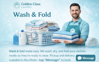 Premium Wash and Fold Laundry – Yas Island | golden class laundry