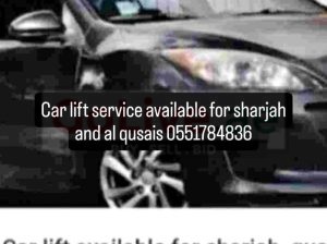 Car lift service available for sharjah and al qusais
