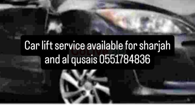Car lift service available for sharjah and al qusais