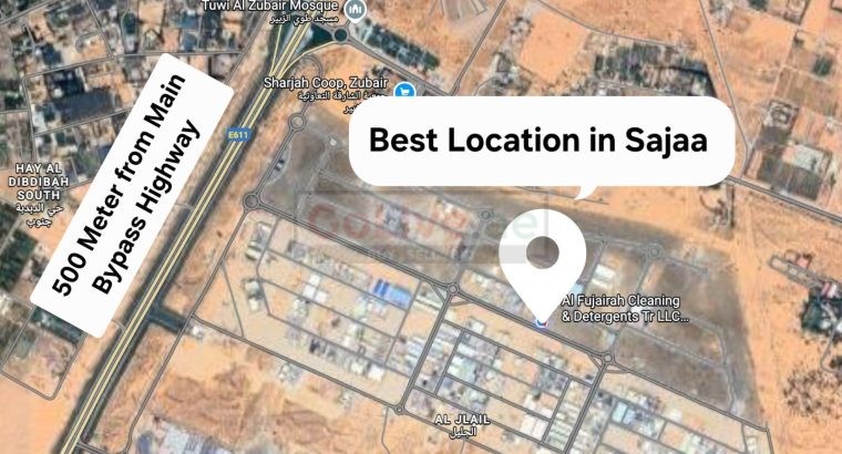 Prime MAIN ROAD Warehouse for Rent – Sajaa Industrial Oasis , Sharjah ( High Electric Power extendable upto 550 kwa )