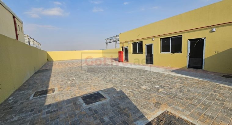 Prime MAIN ROAD Warehouse for Rent – Sajaa Industrial Oasis , Sharjah ( High Electric Power extendable upto 550 kwa )