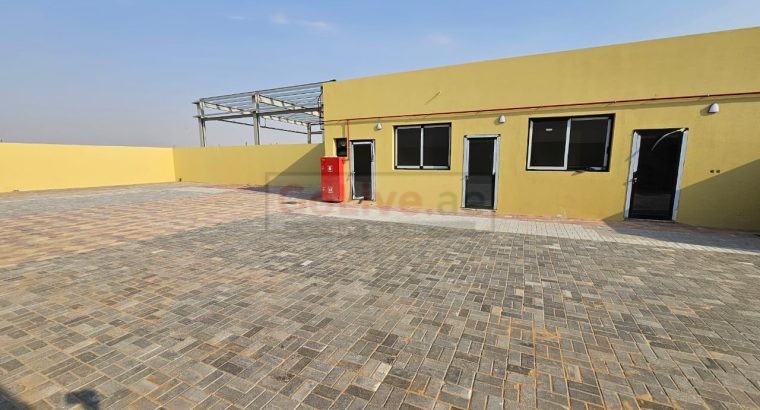 Prime MAIN ROAD Warehouse for Rent – Sajaa Industrial Oasis , Sharjah ( High Electric Power extendable upto 550 kwa )