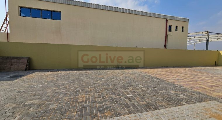Prime MAIN ROAD Warehouse for Rent – Sajaa Industrial Oasis , Sharjah ( High Electric Power extendable upto 550 kwa )