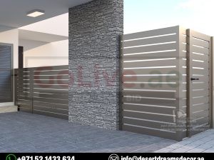 Aluminum Privacy Fences | Slatted Fences | Louver Profile Fences in Abu Dhabi.