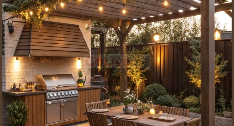 Teak Wood Pergola Uae | Malaysian Wood Pergola | Car Parking Wooden Pergola Dubai.