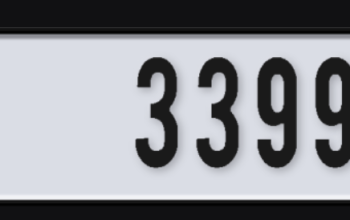 Dubai Code H 33994 Car plate number for sale