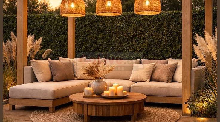 Teak Wood Pergola Uae | Malaysian Wood Pergola | Car Parking Wooden Pergola Dubai.