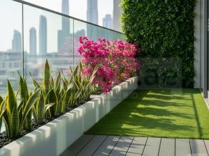 Luxury Balcony Landscaping and Apartment Garden Design Dubai — Baan Paa