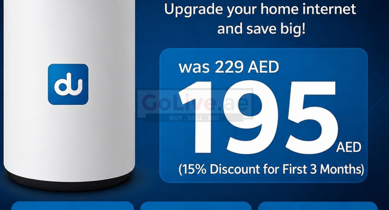 DU HOME WIFI INTERNET SERVICE