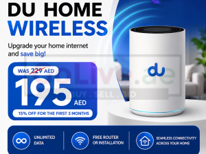 Du Home WiFi internet connection all over UAE