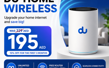 Du Home WiFi internet connection all over UAE