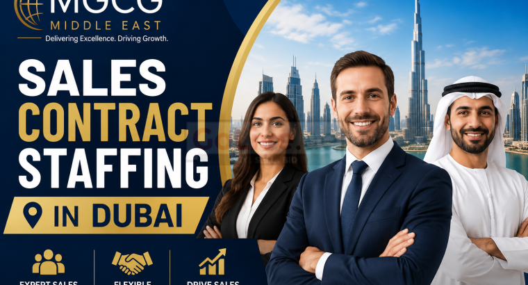 Sales Contract Staffing in Dubai | MGCG Middle East