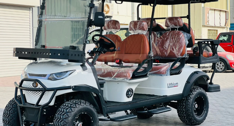 Megawheels Golf Cart Lifted Version Green Rider Golf Buggy 4+2 Seater with Gulf Buggy