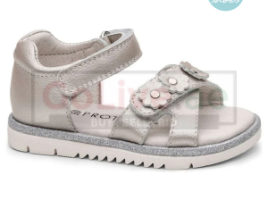 LAILA Silver Toddler Girl Arch Support Sandals for Stylish Comfort | Feelgoodshoes