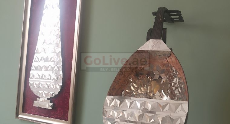 ساز آنتیک آیینه کاری شده و نقاشی شده