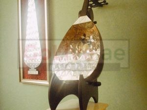 ساز آنتیک آیینه کاری شده و نقاشی شده