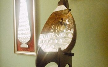 ساز آنتیک آیینه کاری شده و نقاشی شده