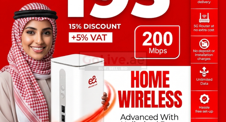 New etisalat home Internet service etisalat home wireless internet service