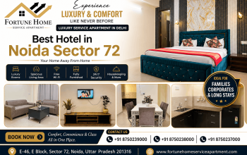 Best Hotel in Noida Sector 72 – Fortune Home Service Apartment