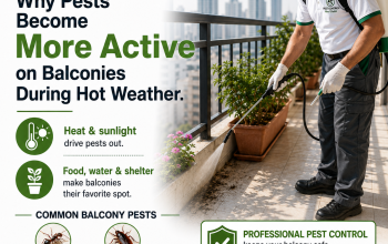 Why Pests Become More Active on Balconies During Hot Weather