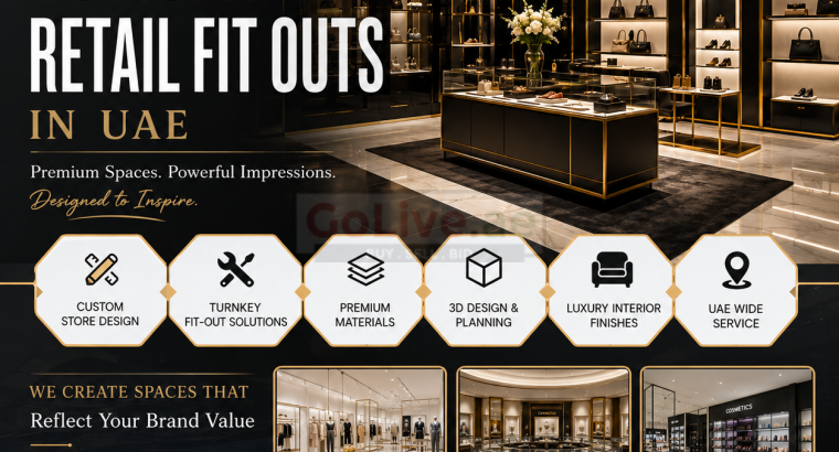 Luxury Retail Fit Outs in UAE – Premium Retail Spaces