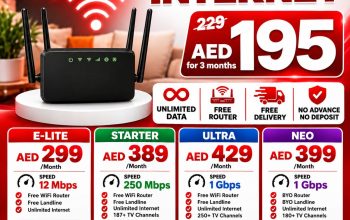 Etisalat home WiFi internet connection