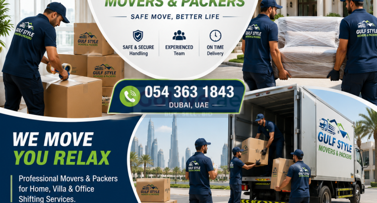 Professional movers and Packers expert in Dubai