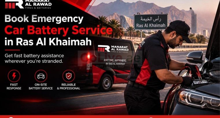 Car Battery Service in Ras Al Khaimah