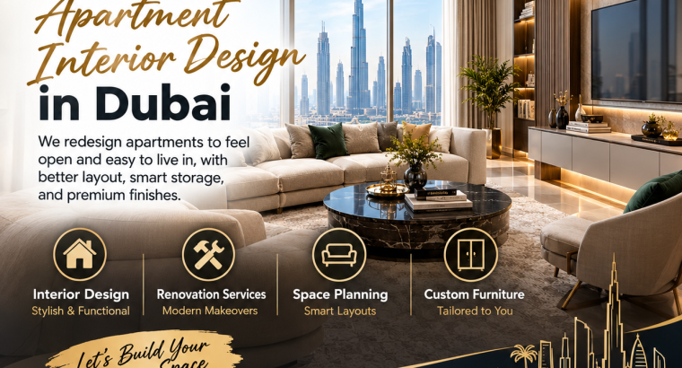 Apartment Interior Design in Dubai