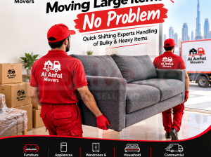 Moving Large Items? No Problem | Al Anfal Movers & Packers Dubai
