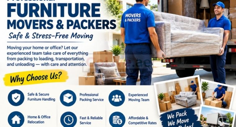 Expert Furniture Movers & Packers | Safe & Stress-Free Moving