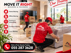 Professional Home & Office Moving Services in Dubai | Move It Right Movers