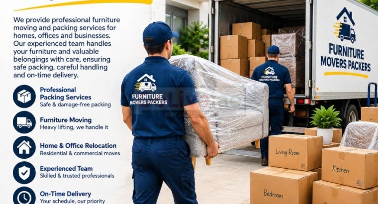 Expert Furniture Movers in Dubai | Hassle-Free Relocation