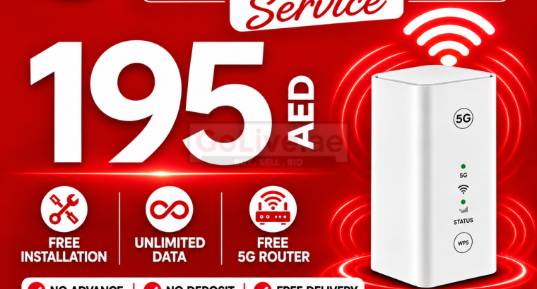 Etisalat home WiFi internet connection