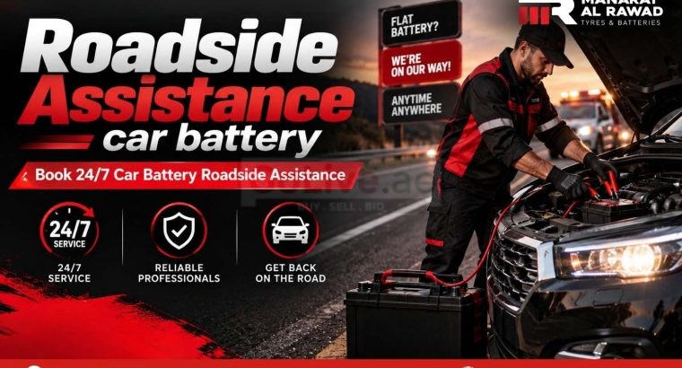 Roadside Assistance Car Battery Service – Fast Mobile Battery Help in UAE