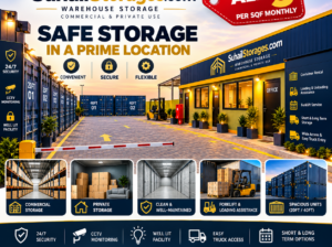Premium Warehouse Storage in UAE | Spacious, Secure and Affordable