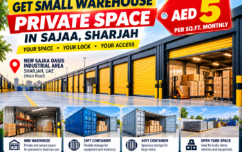 Mini Warehouse Sajaa Oasis | Monthly Mini Warehouse Rental | Secure Lockable Container Storage Sharjah