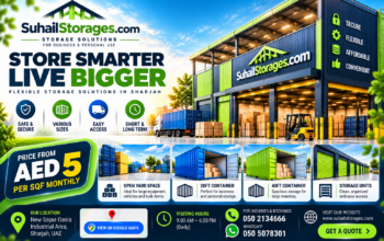 Private Lockable Mini Warehouse for Rent – Sajaa Oasis Sharjah – 050 2134666