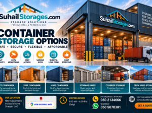 Flexible Storage Rental in Sajaa Oasis Industrial Area – Suhailstorages.com – 050 2134666